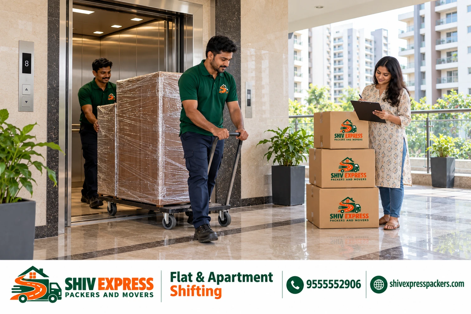 Flat and Apartment Shifting with Shiv Express
