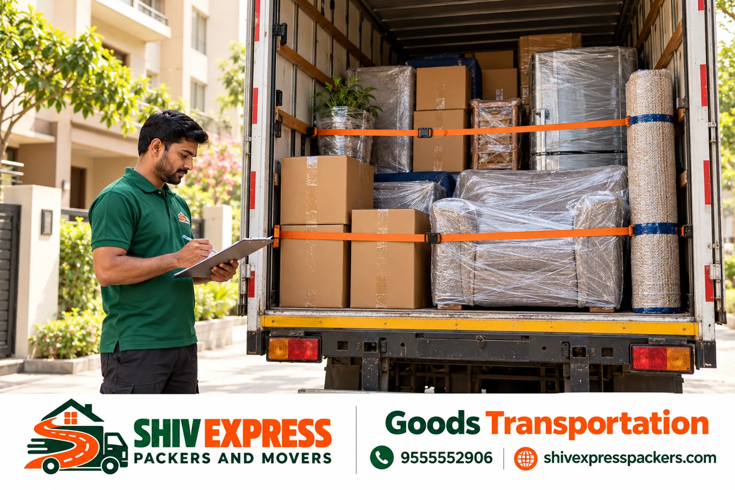 Goods Transportation and Delivery with Shiv Express